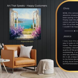 Open Window Ocean View Art