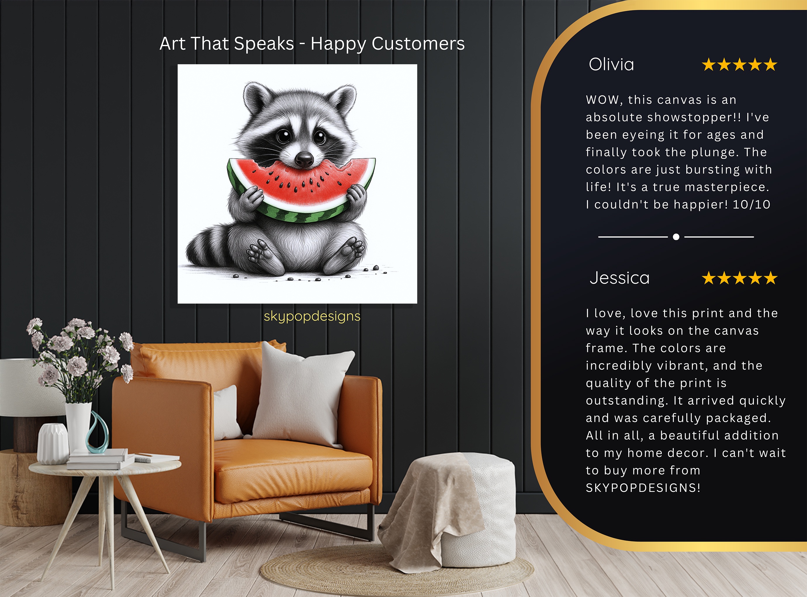 8.jpg Raccoon Art
