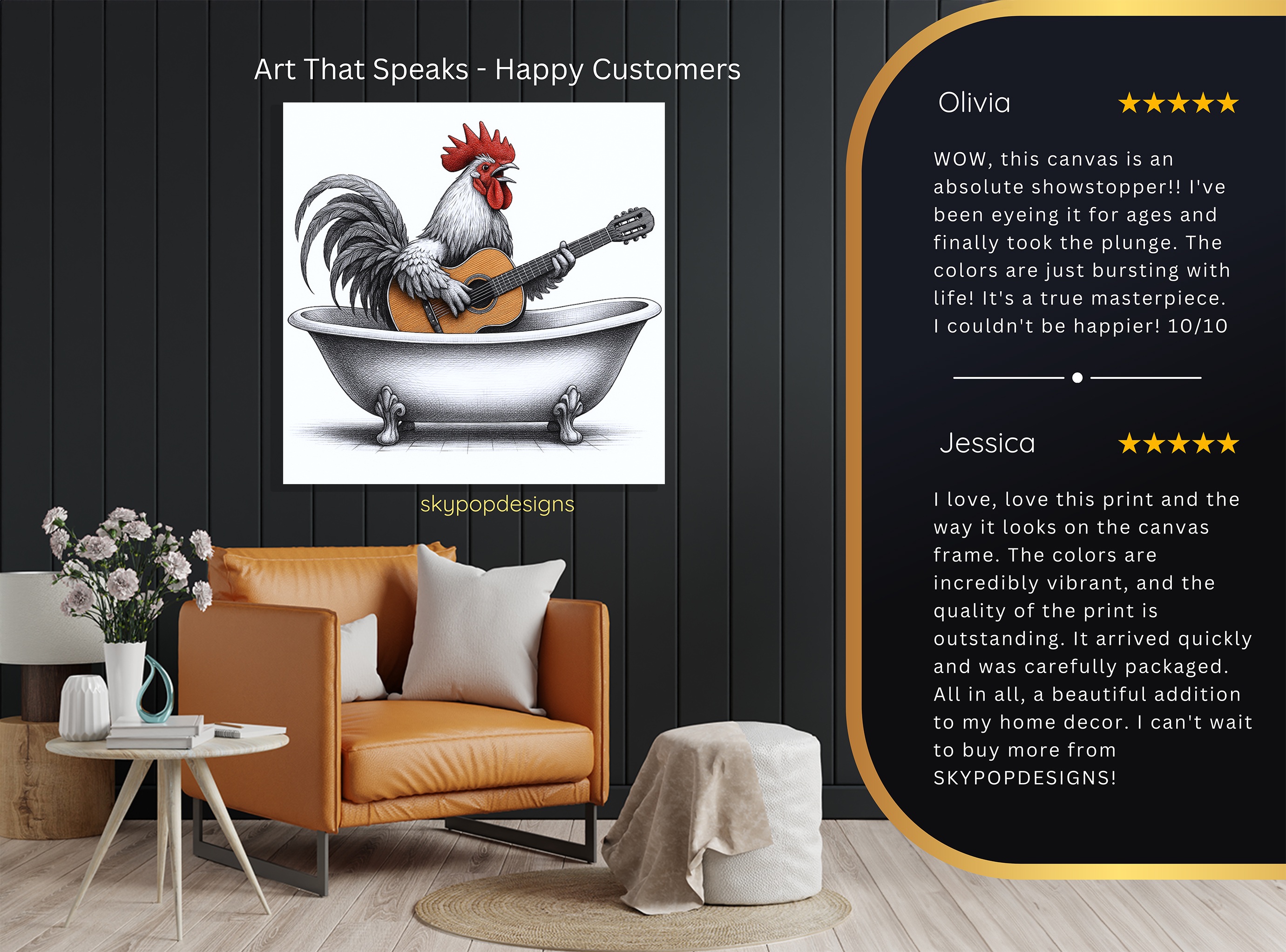 8.jpg Rooster Art
