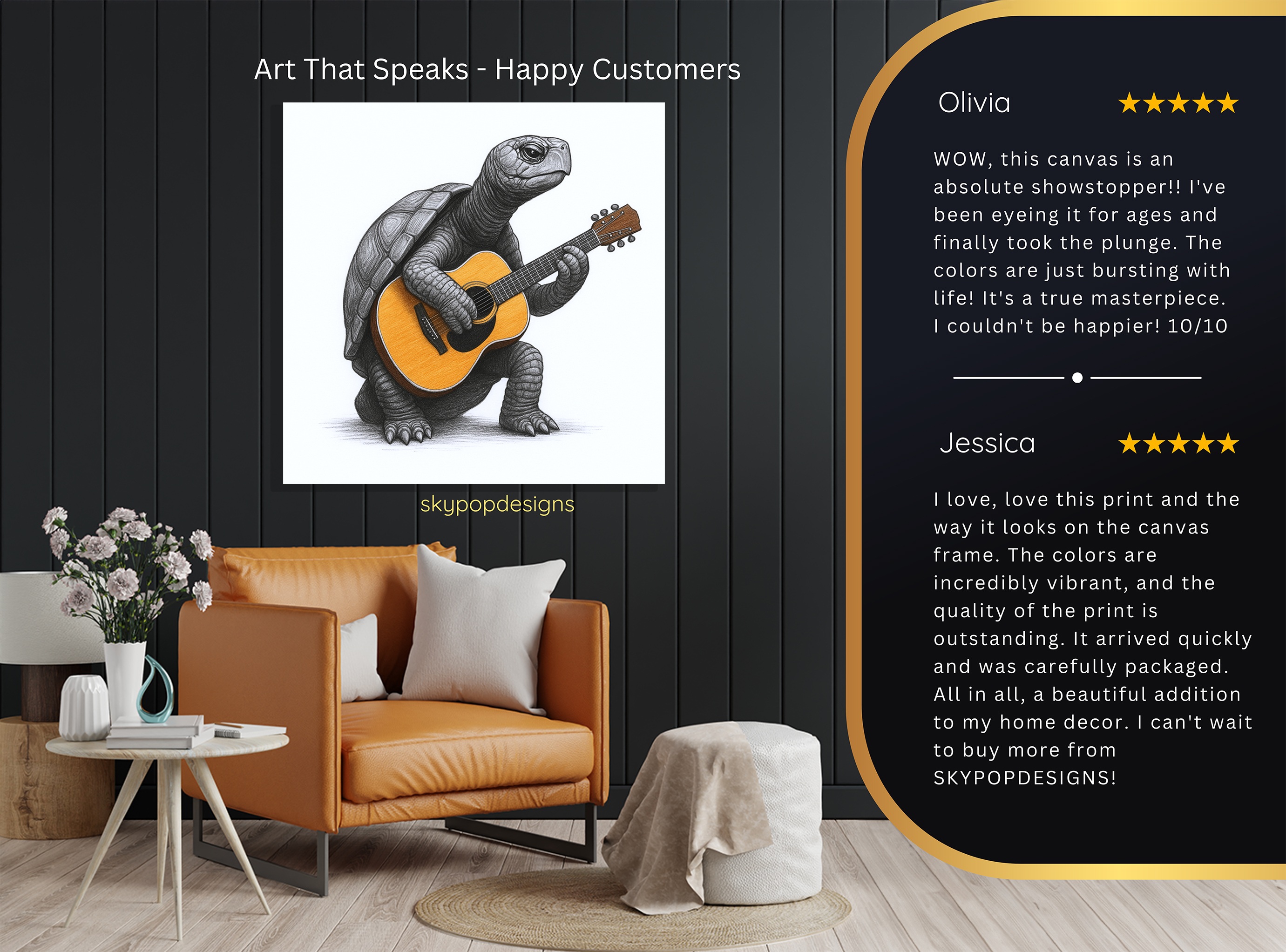 8.jpg Turtle Guitar Art