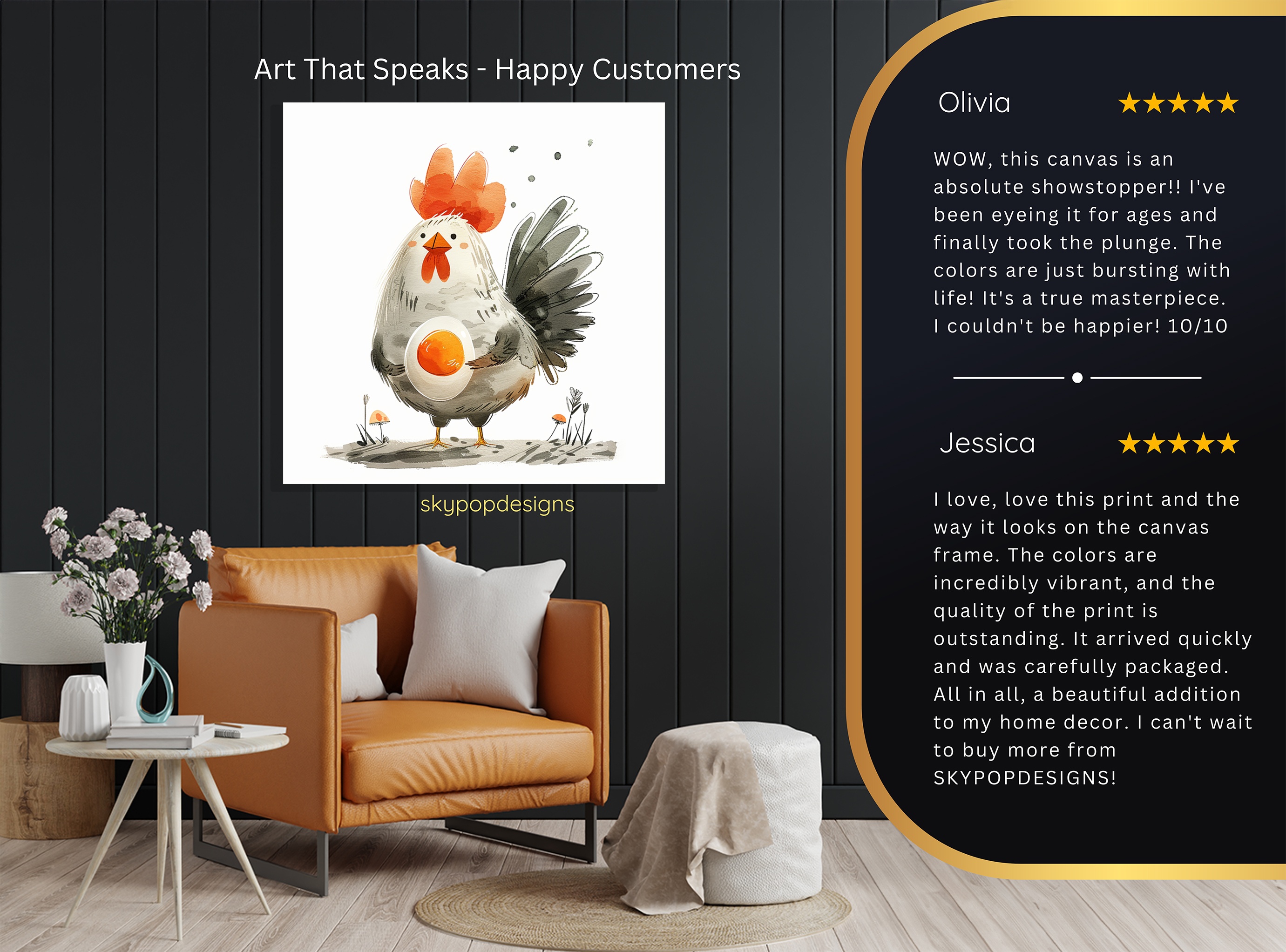 8.jpg Rooster Art