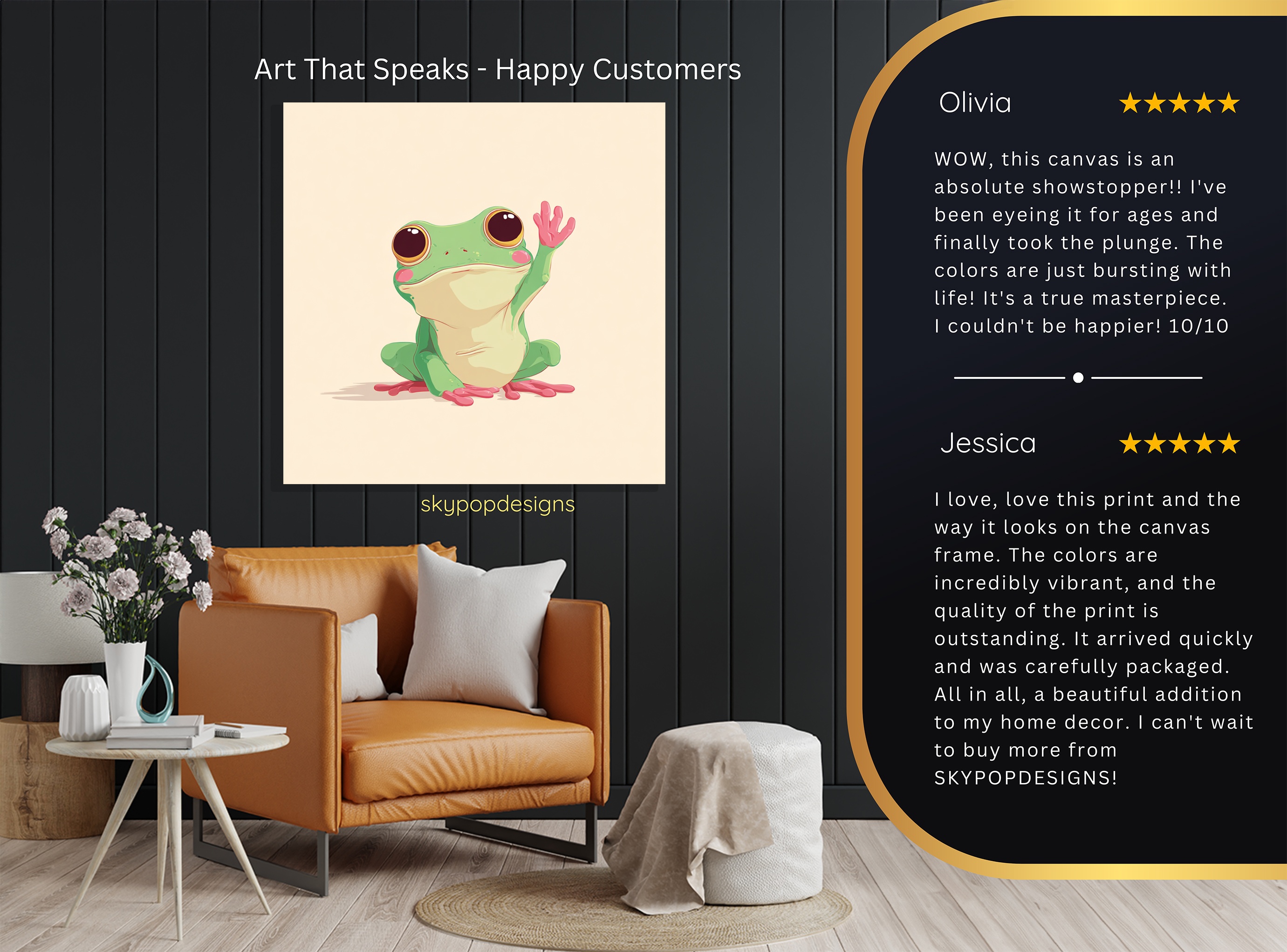 8.jpg Waving Frog Art