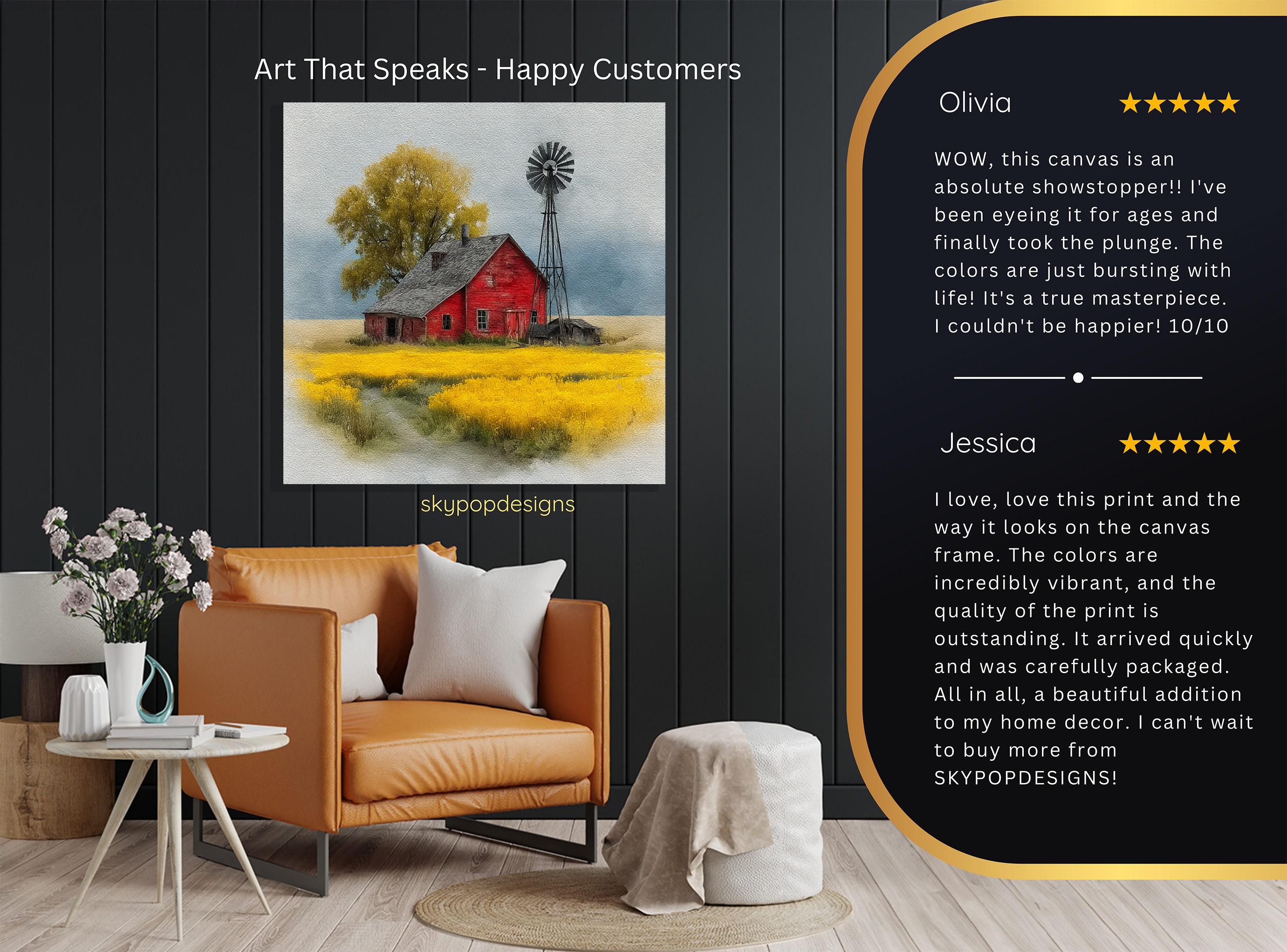 8.jpg Classic Red Barn Windmill Art