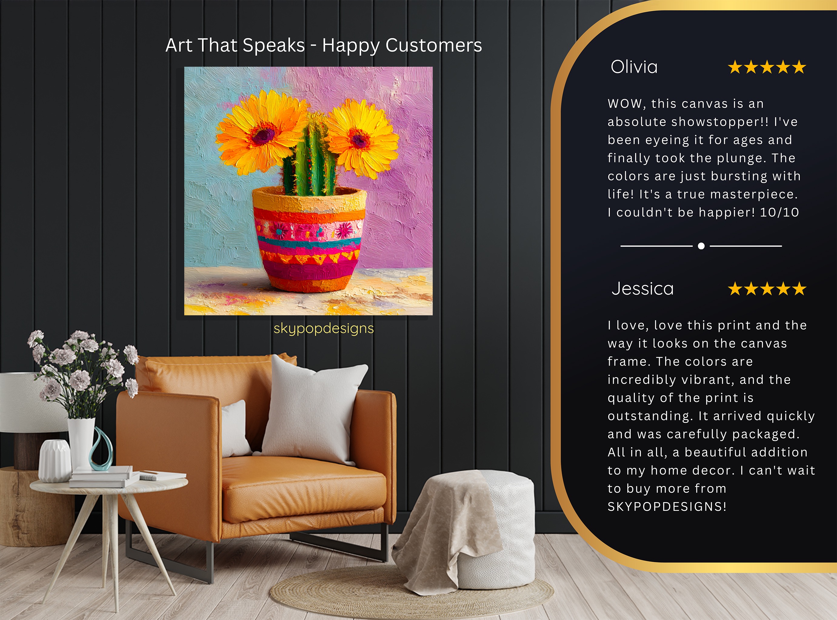 8.jpg Sunflower Cactus Art