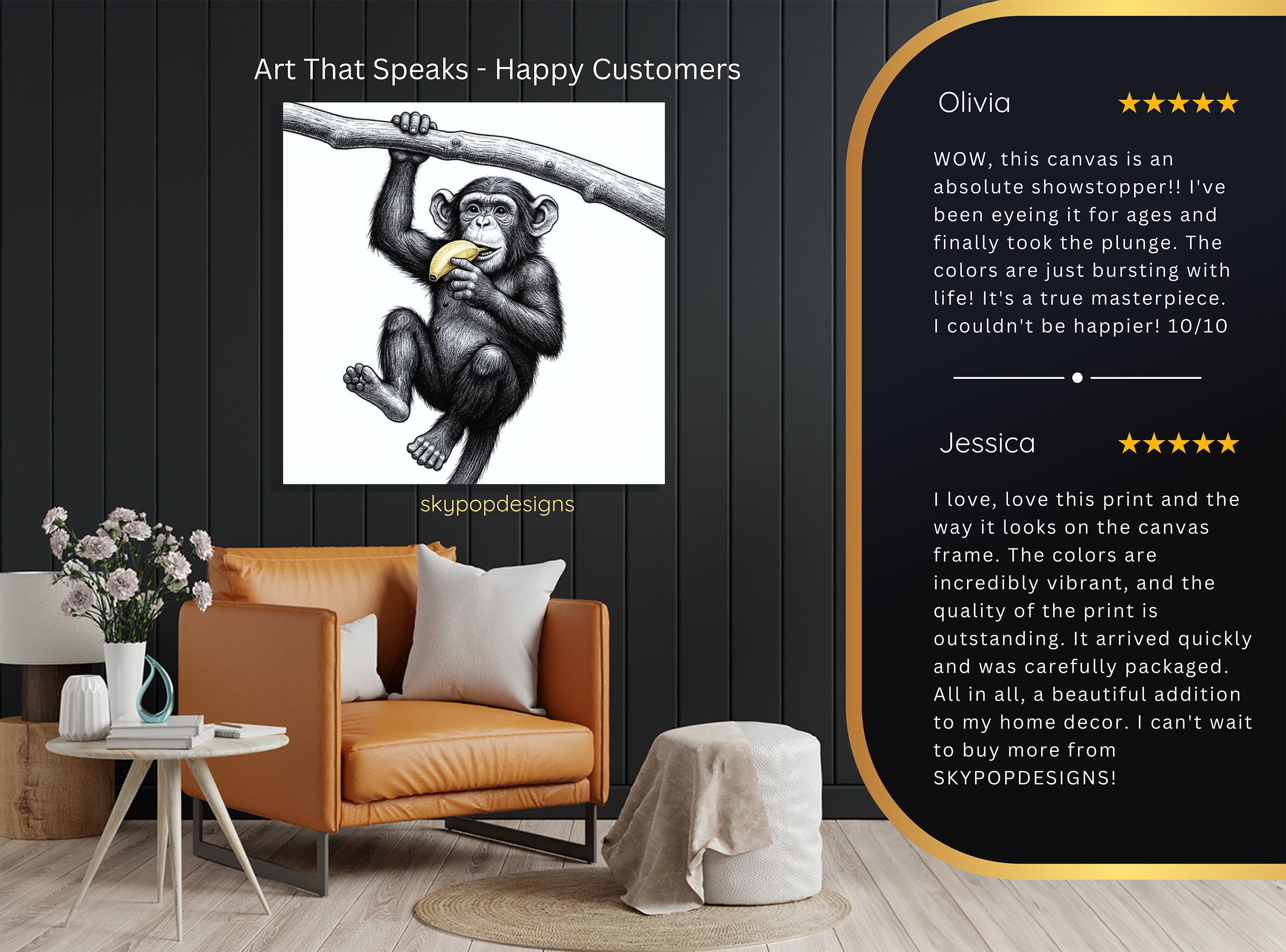 8.jpg Chimpanzee Art