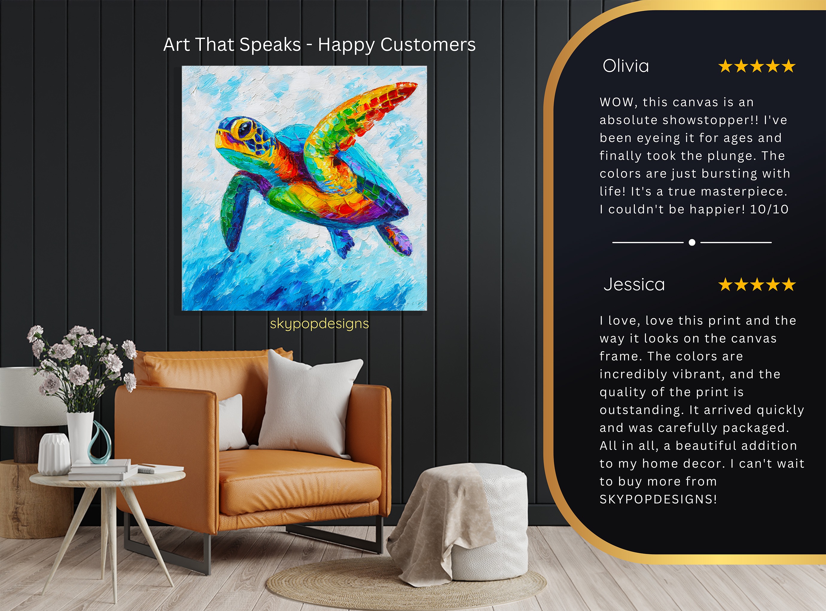 8.jpg Colorful Turtle Art