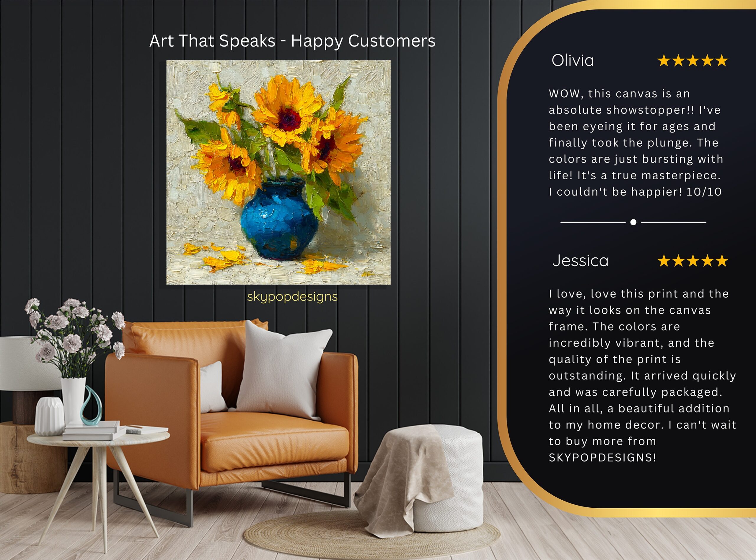 8.jpg Sunflower Vase Art
