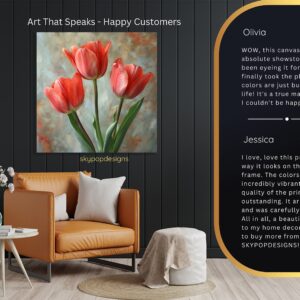 Tulip Blossoms Art