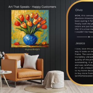 Tulip Bouquet Art