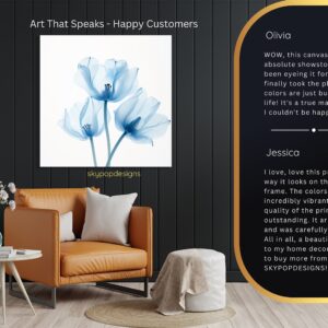 Blue Tulip Art