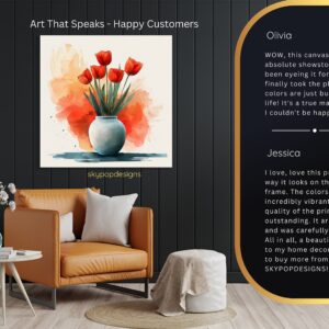 Tulip Vase Art
