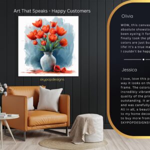 Tulip Bouquet Art