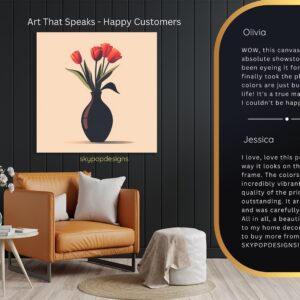 Red Tulips Art