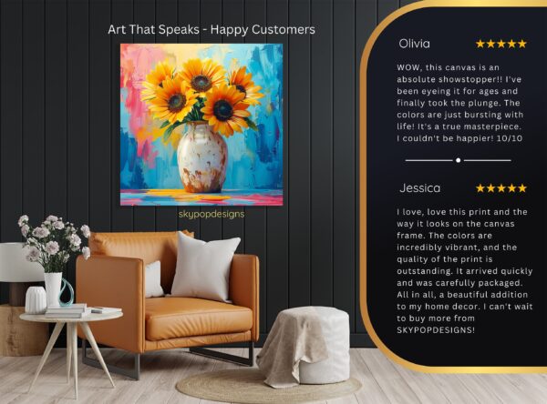 Sunflower Symphony Art
