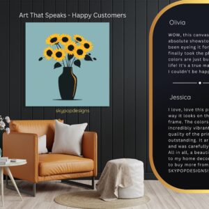 Sunflower Bouquet Art
