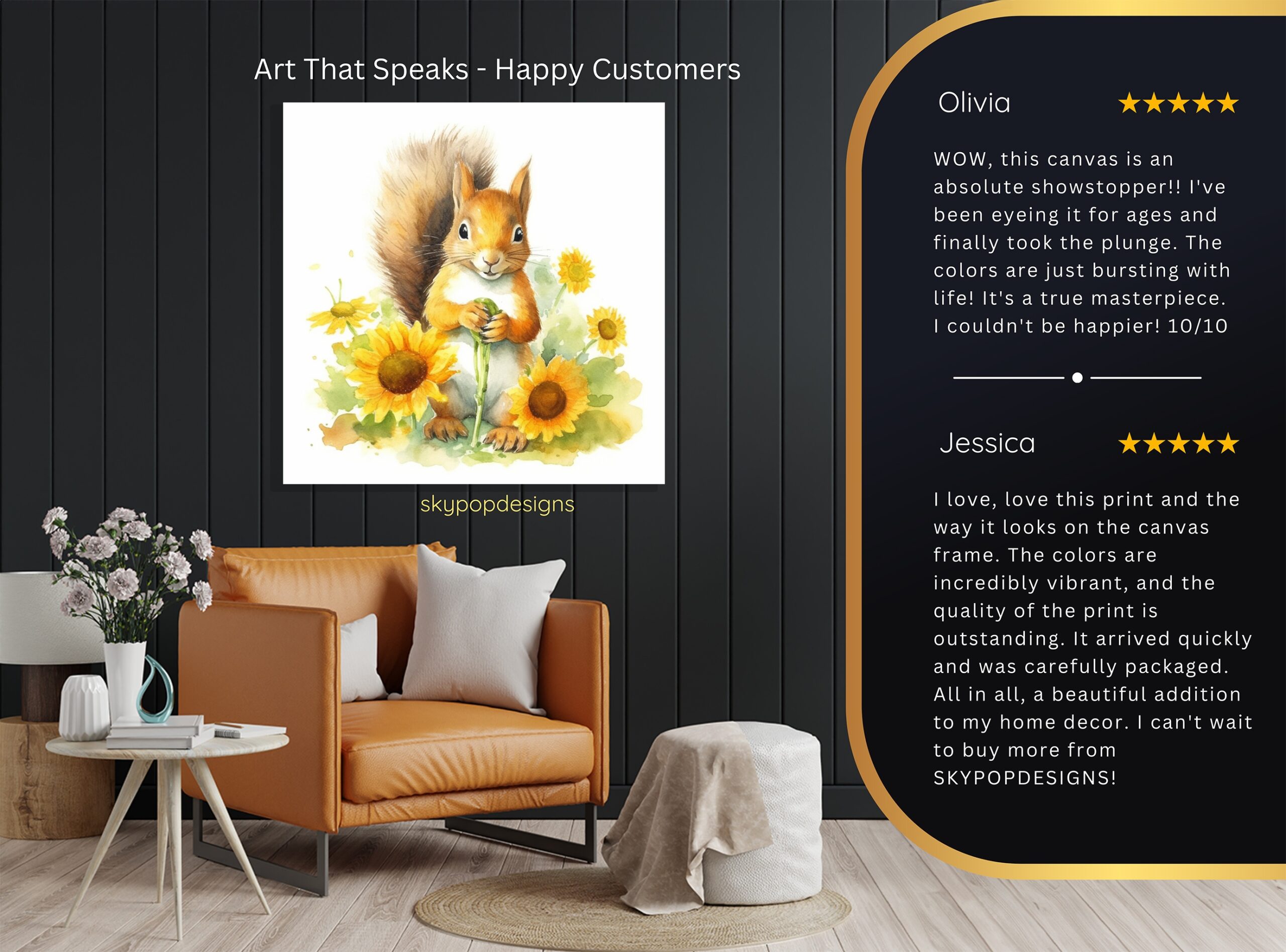 8.jpg Squirrel Sunflower Art