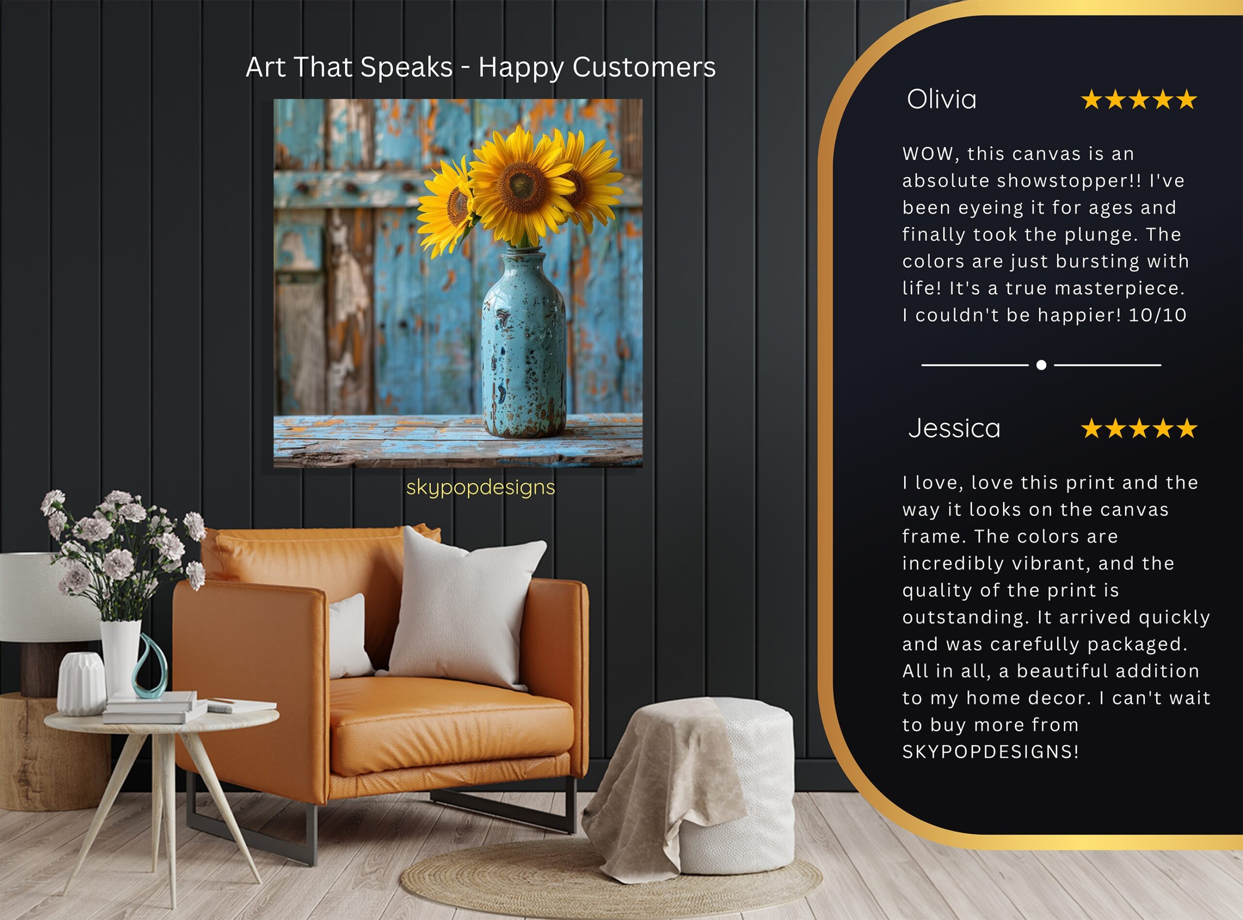 8.jpg Sunflower Vase Art
