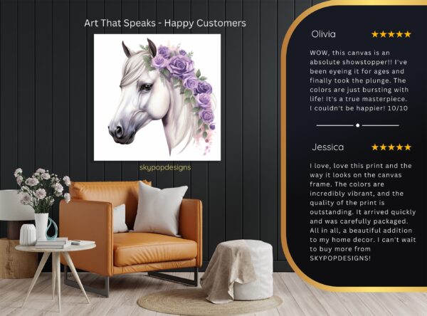 Horse Rose Art