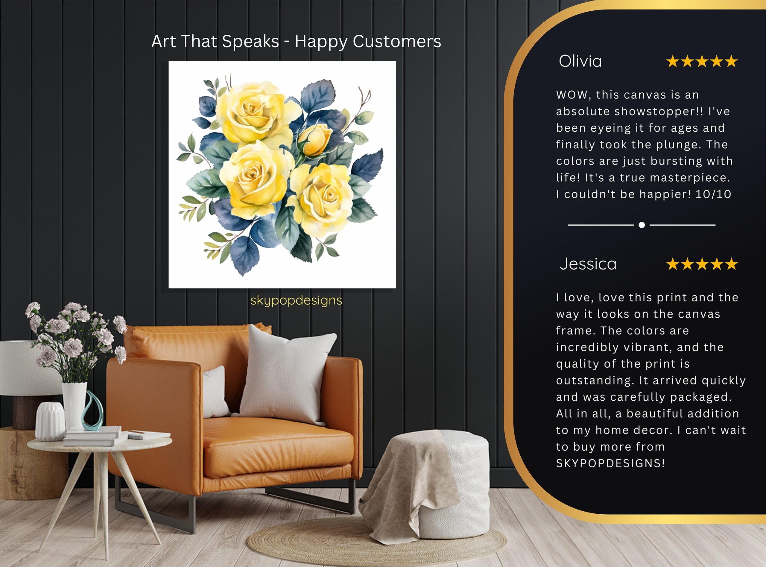 8.jpg Yellow Rose Garden Art