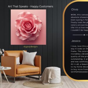 Pink Rose Art
