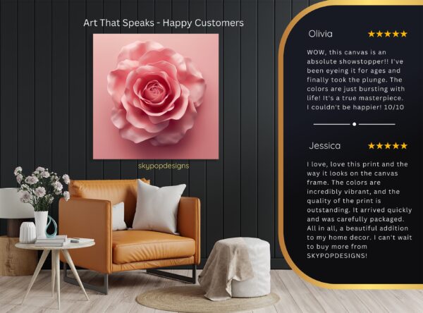 Pink Rose Art