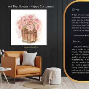 Rose Bucket Art