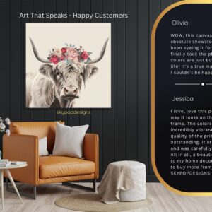Highland Cow Art