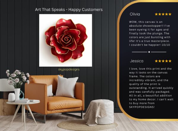 Red Rose Art
