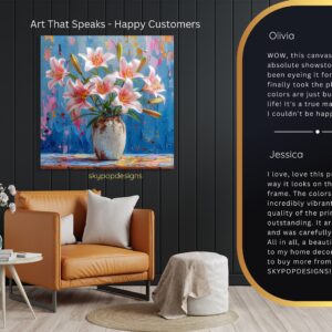 Lily Vase Art