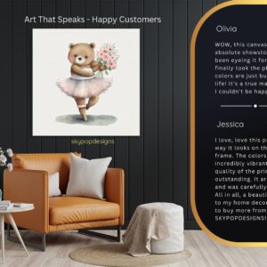 Ballerina Bear Art