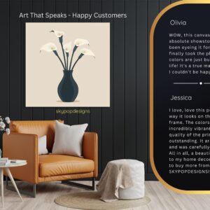 Calla Lily Vase Art