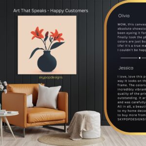 Lily Vase Art