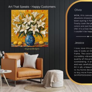 Lily Vase Art