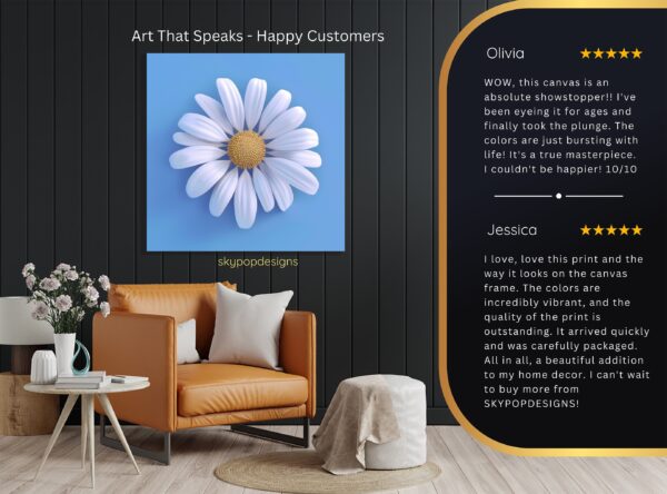 Daisy Flower Art