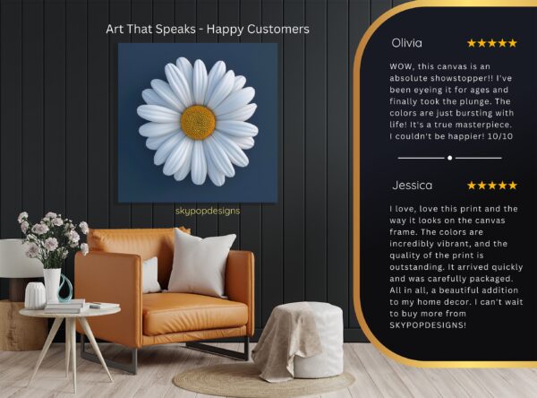 Daisy Flower Art