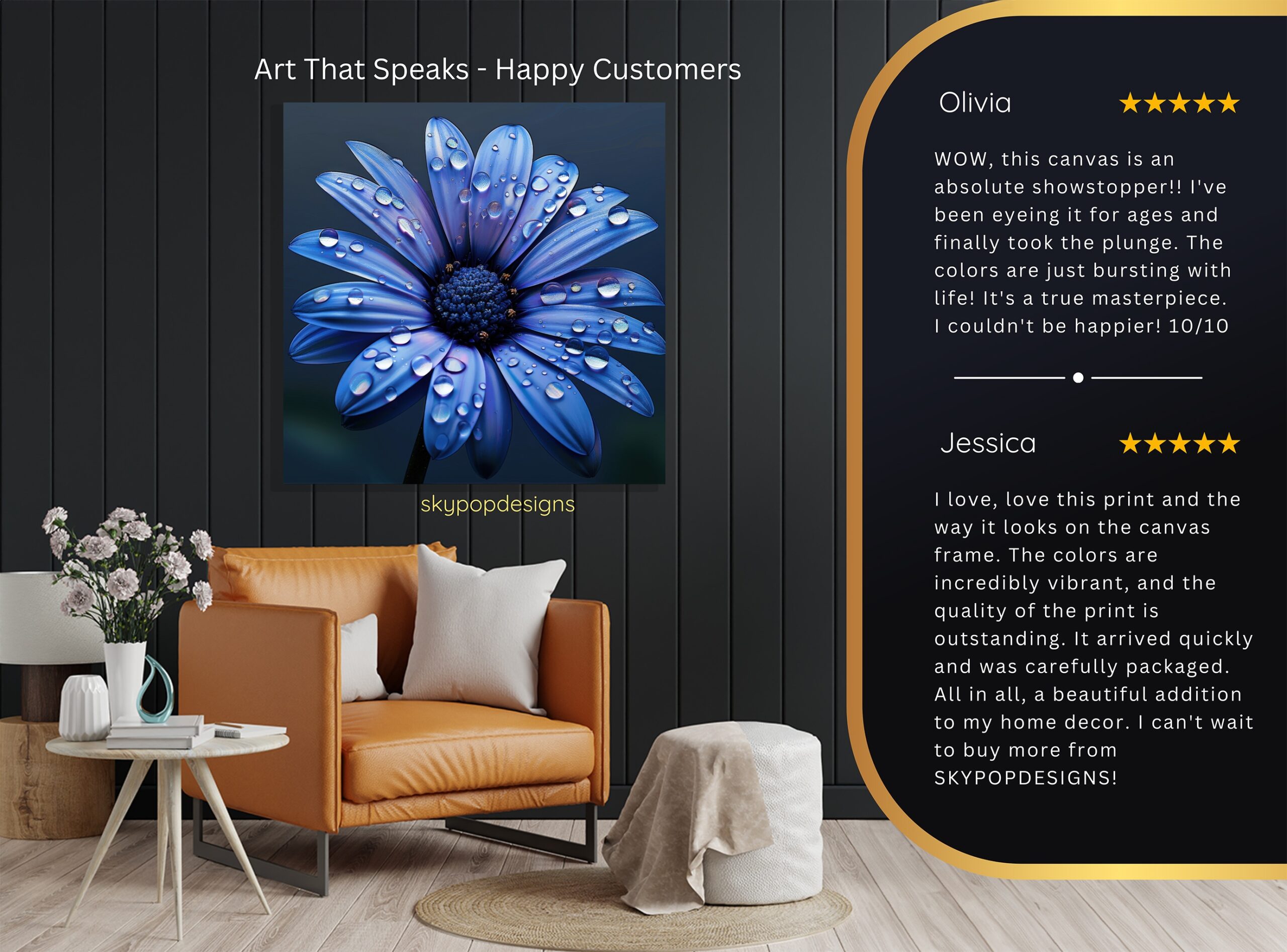 8.jpg Blue Daisy Art