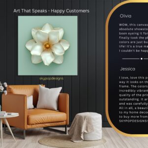 Magnolia Flower Art