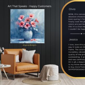 Hibiscus Vase Art