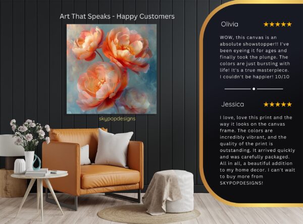 Peony Blooms Art