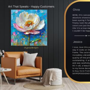 Peony Flower Art