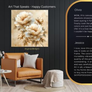 Peony Blooms Art