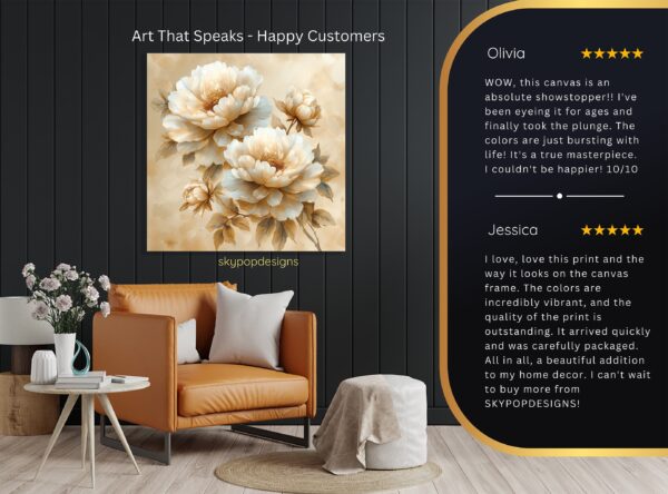 Peony Blooms Art