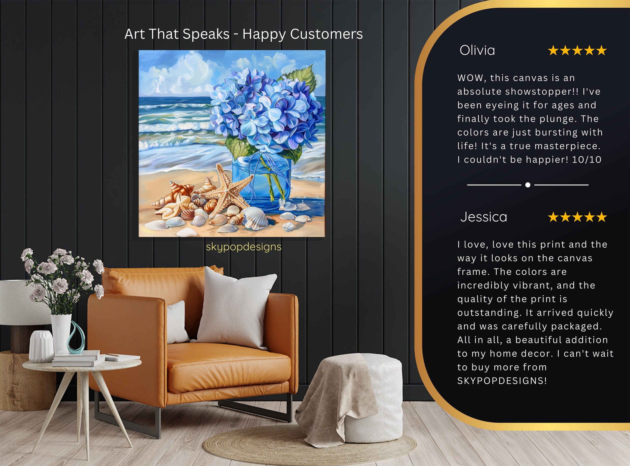 8.jpg Hydrangea Starfish Art