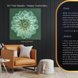 Dahlia Flower Art