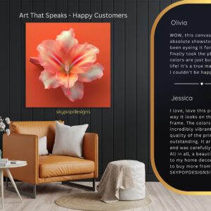 Amaryllis Bloom Art
