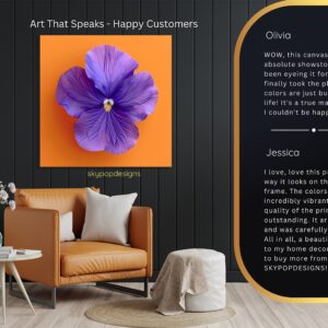 Pansy Blossom Art