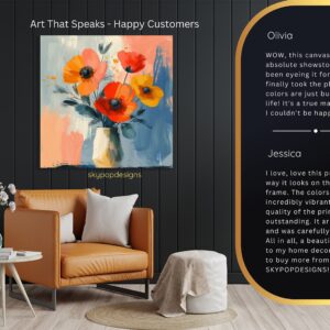 Poppy Bouquet Floral Art