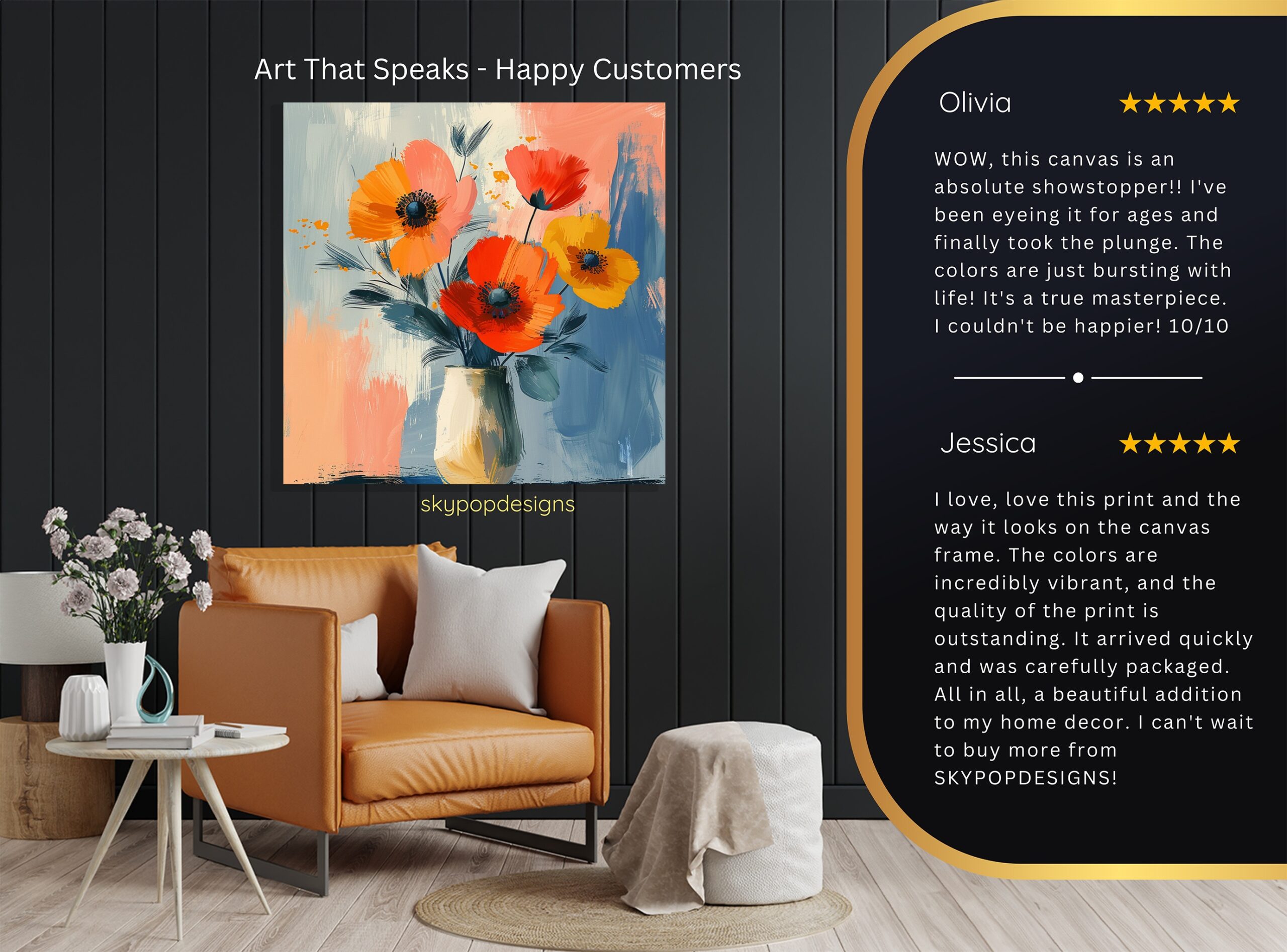 8.jpg Poppy Bouquet Floral Art