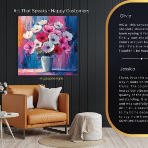 Anemone Bouquet Art