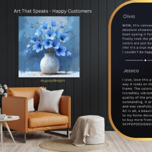 Bluebell Vase Art